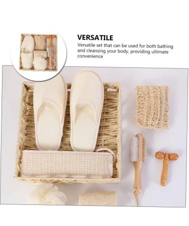 FRCOLOR Bath Massage Set - Body Scrub Brush & Spa Kit for Women | Cosmetology Shower Supplies - Buy Online on GoSupps.com