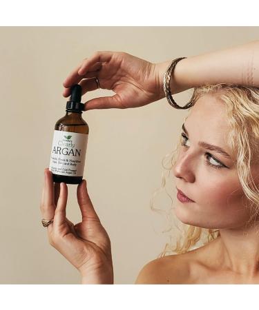 Isabella's Clearly Organic Argan Oil - 100% Pure Cold Pressed Moroccan Oil for Hair Skin & Nails | Virgin & Unrefined | 4 oz Glass Bottle - Buy Online on GoSupps.com