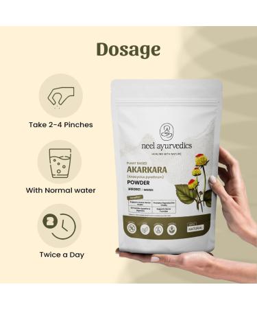  Neel Ayurvedics Akarkara Root Powder Anacyclus Pyrethrum high quality for natural support Finely Ground granulated root powder for versatile use in Ayurvedic naturopathy (500 gm) - Buy Online on GoSupps.com