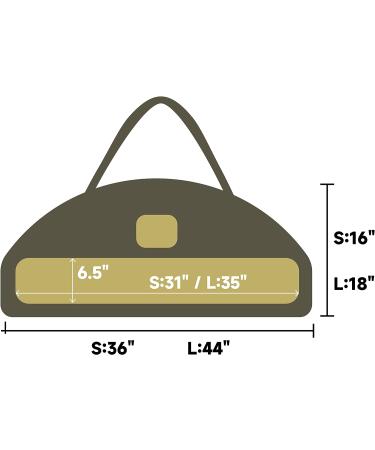 TaktZeit Tactical Compound Bow Case | Soft Bow Case for Hunting | 36/44 Inch | Adjustable Shoulder Strap | Black Small - Buy Online on GoSupps.com