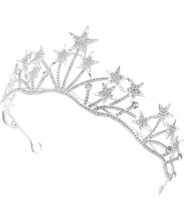 Frcolor Crystal Rhinestone Tiara Crown | Star Bridal Wedding & Pageant Queen Headband - Shop Internationally! - Buy Online on GoSupps.com
