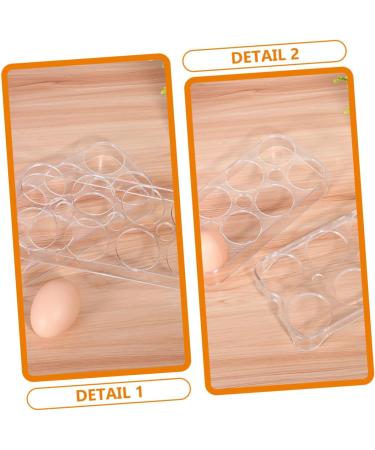 GLEAVI 2pcs Refrigerator Eggs Fridge Egg Holes Trays Egg Display Racks Egg Carton Egg Plate Lattice - Buy Online on GoSupps.com