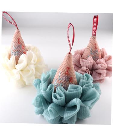 Didiseaon 1pc Ice Cream Bath Ball Shower Bath Sponge Body Scrubber Mens Face Scrubber Kids Loofah Sponge Exfoliate Bath Sponge Bath Loofah Sponge Bathroom Pouf White Pe Take a Bath - Buy Online on GoSupps.com