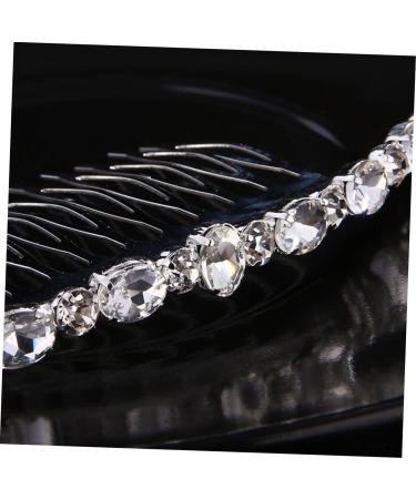 Angoily 1 Pc Hair Comb Alloy Hair Decor Wedding Diamond Comb Hair Accessory Fashion Hairpin Bridal Comb Barrette Pearl Tiara Handmade Hair Decor Rhinestones Rhinestone Hair up - Buy Online on GoSupps.com