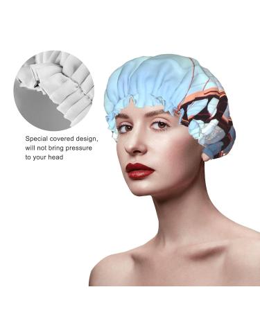 Golden Gate Bridge Printed Shower Cap - Waterproof Bath Cap for Women - Fits All Head Sizes and Hair Textures - Buy Online on GoSupps.com