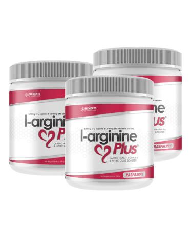 #1 L-Arginine Plus® Official Formula - Raspberry Flavor 3-Pack, Support for Blood Pressure, Cholesterol, Energy, Muscle Development & More