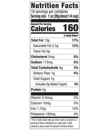 Happy Belly Roasted & Salted Cashew Halves & Pieces - 16 oz (1 lb) Pack of 1 - Amazon Brand - Buy Online on GoSupps.com