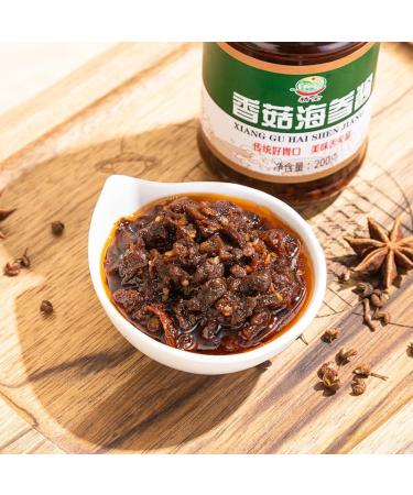 Mushroom chili sauce 200g/can of Douban sauce Chinese chili sauce handmade sauce main course and side dishes rice toppings ready to eat food special spicy dipping sauce (200g) - Buy Online on GoSupps.com