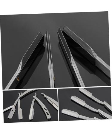 Buy Cabilock Vintage Razor Blade Holder - 4 Piece Stainless Steel Set | Perfect Father's Day Gift for Men - Buy Online on GoSupps.com