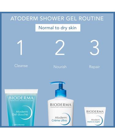 Bioderma (BIQ9F) Bioderma Atoderm Shower Shower gel individually packed 1 x 200 ml - Buy Online on GoSupps.com