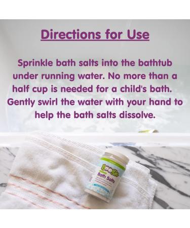 Boogie Fizzies Kids Bath Salts - Calming Eucalyptus Bath Salts for Kids - 15 oz Pack - Natural Essential Oils - By The Makers of Boogie Wipes - Buy Online on GoSupps.com