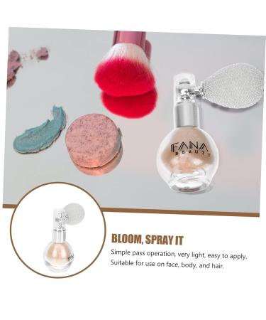 VILLCASE Makeup Glitter Spray - 1pc Plastic Body Glitter Tool - Highlight Spray for Glamorous Looks - 7x5.5cm Ivory - International Shipping Available - Buy Online on GoSupps.com