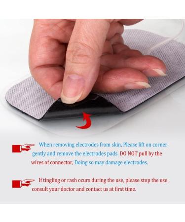Replacement Electrode Pads for AUVON & TENS 7000 Unit - 12 Combo Pack 2X2 and 2X4 Self-Adhesive Pads for Lower Back Pain Relief - Latex-Free - Buy Online on GoSupps.com
