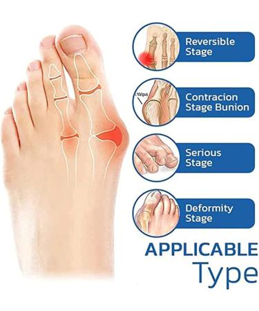 Orthopedic Compression Socks for Men & Women - 5 Pairs of Gray Antibunion Health Socks & Toe Support - Buy Online on GoSupps.com