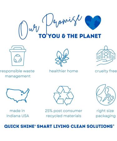 Quick Shine Stainless Steel Cleaner & Polish 24oz 6Pk | Streak-Free Shine & Grime Removal | Non-Abrasive pH Neutral for Appliances & Furnishings - Shop Internationally - Buy Online on GoSupps.com