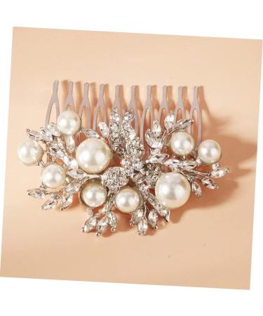 TOVINANNA Bridal Comb Bride Pearls Hair Comb Bridal Hair Comb Bridesmaid Hair Comb Bride Hair Comb Wedding Hair Accessory Rhinestone Hair Comb Wedding Hair Comb - Buy Online on GoSupps.com