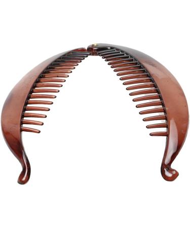 zalati Banana Hair Clips Vintage Fish Shape Round Edges Clips Grip Slide ong Clamp for Hair Styling Tie - Buy Online on GoSupps.com