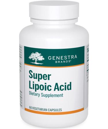 Genestra Brands Super Lipoic Acid - Alpha Lipoic Acid to Support Metabolism & Anxtioxidants - 60 Capsules