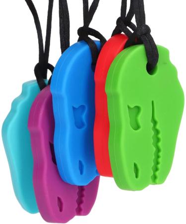 5pcs Silicone Teethers - Teething Chewing Pendant Teether | Anti-Grinding Stick for Babies - Safe & Durable - Buy Online on GoSupps.com