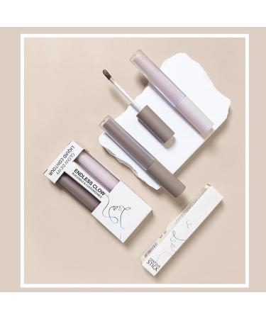 Make Up Highlighter Stick Face Highlighter Stick 2 x blendable contouring makeup pencil cosmetics liquid whitening stick for cheekbones eye shadow nose mouth - Buy Online on GoSupps.com