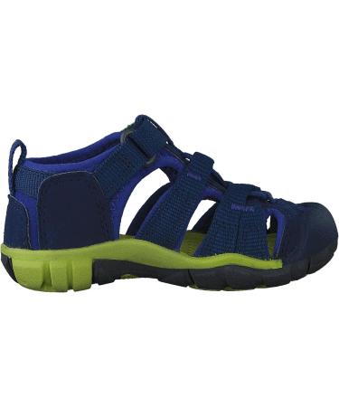 KEEN Unisex Kid's Seacamp 2 CNX-Baby Sandal - Blue Depths/Chartreuse - Size 3 UK Child - Buy Online on GoSupps.com