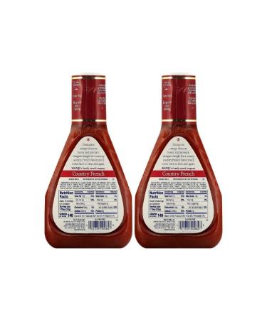Ken's Steak House Country French With Orange Blossom Honey Dressing 16oz - Pack of 2 | Delicious Salad Dressing - 32 Fl Oz Total - Buy Online on GoSupps.com