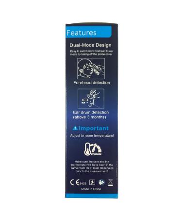 Sovarcate Digital Infrared Thermometer for Adults - Forehead and Ear Fever Accurate Reading for Baby Kids - New Algorithm - Buy Online on GoSupps.com