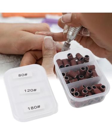 80 120 180 Grit Sanding Bands for Dead Skin Removal Premium Foot Care Nail Drill Bit Set with Mandrel Bit for Home Foot Care - Buy Online on GoSupps.com