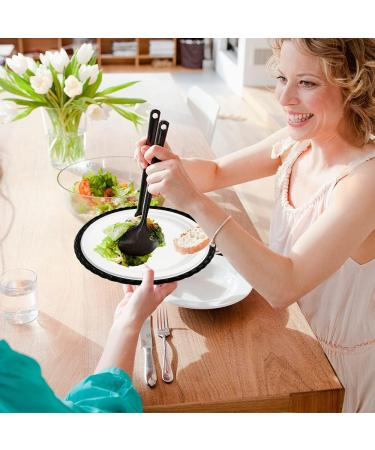 EBIGIC Paper Plate Holders - Reusable Black Plastic 10 Inch, 8 Pack - Buy Online on GoSupps.com