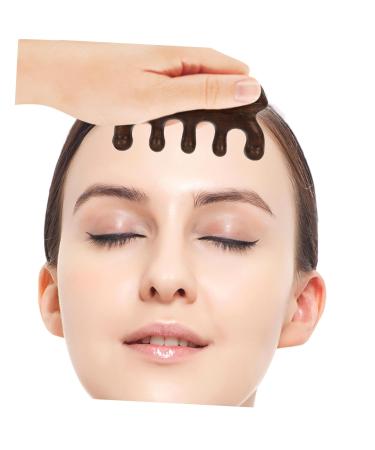 Buy Healvian Massage Comb - Sustainable Green Sandalwood with LED Light for Improved Circulation & Scalp Health - Buy Online on GoSupps.com