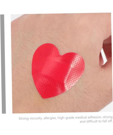 Beaupretty Heart Stickers Bandages - 10pcs Heart-Shaped Portable Patches for Protection | Breathable Bandages for All Ages - Buy Online on GoSupps.com