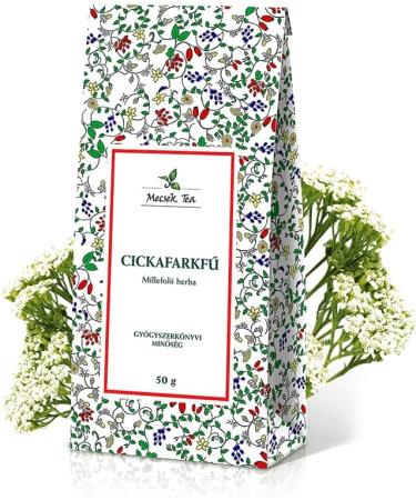 Yarrow Milfoil Herbal Natural Premium Loose Leaf Tea 50g - Millefolii Herba - Achillea Millefolium - Buy Online on GoSupps.com