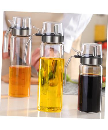ABOOFAN Olive Oil Pourer Dispenser Vinegar Dispenser Bottle Glass Oil Bottle Oil Measuring Bottle Sauce Container Olive Oil Pour Spout Oil Dispenser Auto Salad Oil Salad Dressing 6.5x23.5cm As Shown - Buy Online on GoSupps.com