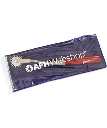 Buy Stainless Steel Toothed Wheel | Wartenberg Needle Wheel for Sensitivity Tests | Metallic Red Neurotest Tool - Buy Online on GoSupps.com