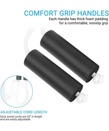 Anggrek Sock Aid Helper | 33 Easy On & Off Stocking Slider for Elderly Seniors & Pregnant Women - Buy Online on GoSupps.com