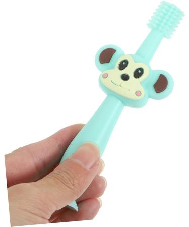 FRCOLOR Toddler Toothbrush - Silicone Teether with Soft Bristles for Easy Gum Care - International Shipping Available - Buy Online on GoSupps.com