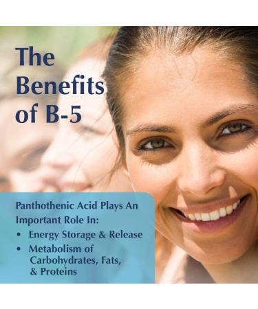 KAL Pantothenic Acid 1000 mg - 100 Tablets | Supports Energy & Metabolism - Buy Online on GoSupps.com