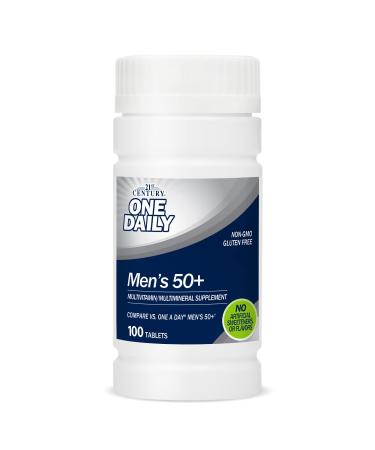 21st Century One Daily Men's 50+ Multivitamin Multimineral 100 Tablets