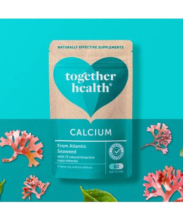 Calcium Together Health Seaweed-Based Calcium 72 Trace Minerals Vegan Friendly Made in The UK 60 Vegecaps Unflavoured 1 count (Pack of 1) - Buy Online on GoSupps.com