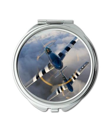 YENDOSTEEN World war aircraft Mirror makeup mirror fighter elite dangerous pocket mirror portable mirror