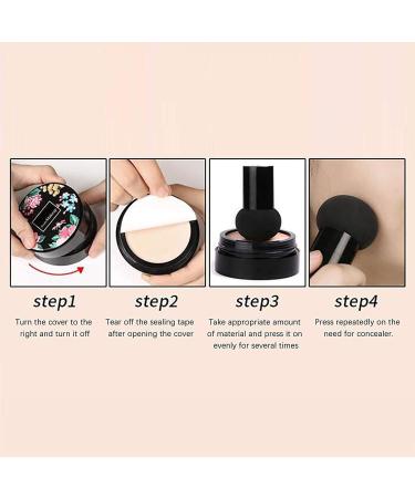 Mushroom Head Air Cushion BB Cream Concealer for Lasting Nude Makeup - Moisturizing & Brightening CC Liquid Foundation - Natural Makeup Base Primer for Even Skin Tone - Buy Online on GoSupps.com