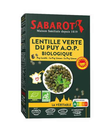 Sabarot - Lentille verte du Puy Bio A.O.P. 500g
