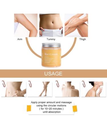 Organic Anti Cellulite Cream 250g for Skin Tightening and Fat Burning - Buy Online on GoSupps.com