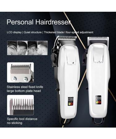 Pro Hair Clipper - Rechargeable Electric Trimmer for Men with LCD Display | Professional Hair Cutting Machine - Buy Online on GoSupps.com