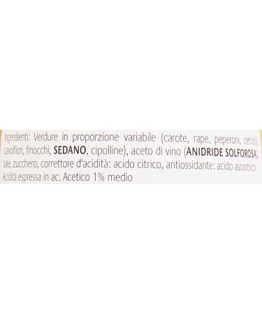  Sacl Set of 12 sacl Acetelli Giardiniera in Wine Vinegar Mixed Vegetables Ideal for Appetizers Appetizers and Salads Glass of 290 g + Gourmet Polpa di Pomodoro Italian Box 400 g - Buy Online on GoSupps.com