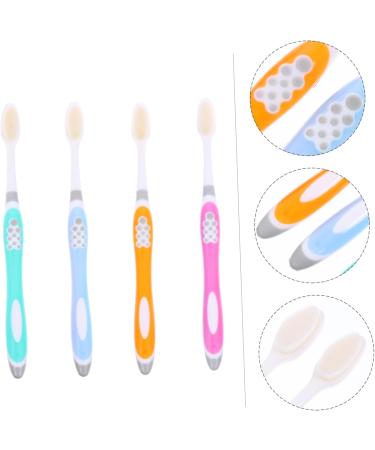 Ultra-Fine Soft Bristle Toothbrush Set - 4 Travel Toothbrushes for Daily Care | Micro-Nano Technology - Buy Online on GoSupps.com
