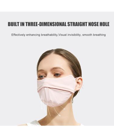 UV Face Mask for Women | UPF 50+ Sun Protection Breathable & Fast-Drying | Pink UV Protective Masks for Hiking - Buy Online on GoSupps.com