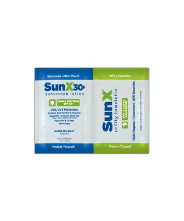 CoreTeX SPF 30 Sunscreen Towelettes - Ultimate Sun Protection for All Skin Types | Buy Internationally - Buy Online on GoSupps.com