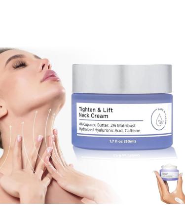 Tighten & Lift Neck Cream Neck Firming Cream - Best for Tightening Sagging Skin 2024 New Neck Firming Cream Tighten and Lift Neck Cream Neck Tightening Cream Neck Tightening Double-Chin Cream 50ml
