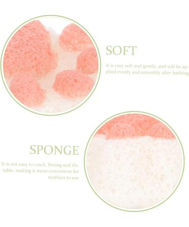 IWOWHERO Baby Facial Cleanser Body Bath Sponge sponges for Bathing Baby Powder Talc- Foam Sponge Bath Shower sponges for Cleaning face Cleansing Pads Powder Puff loofah Toddler - Buy Online on GoSupps.com